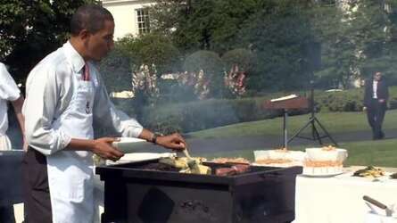 奥巴马烤肉，食材看起来超级棒