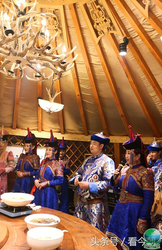 蒙古特色蒙古风情蒙古大营欢迎远方的客人