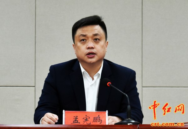 临西县委副书记,政府县长孟宪鹏在学党史活动上讲话.