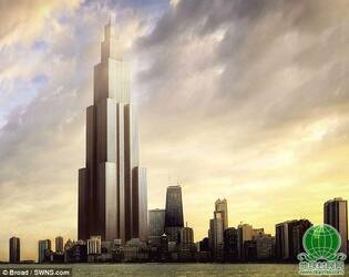 世界第一摩天大楼高838米 比迪拜塔高10米
