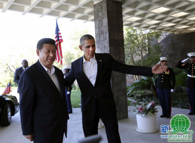 习近平同美国总统奥巴马举行中美元首会晤