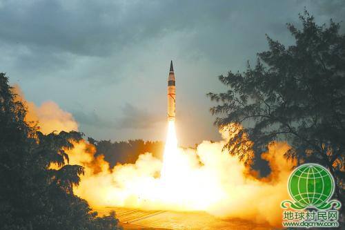 印媒庆祝烈火-5导弹试射成功 称可打到中国任何地方