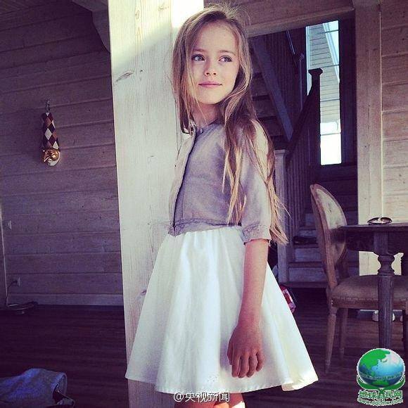 俄罗斯9岁女孩成国际超模 被誉为世界最美少女