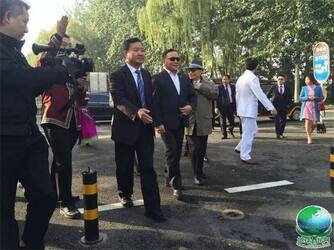 蒙古国副总理策·奥云巴特尔做客北京蒙古大营！