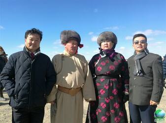 蒙古大营敖其尔等应邀出席蒙古国国际骆驼文化节 蒙古国副总理奥云巴特尔接见并宴请